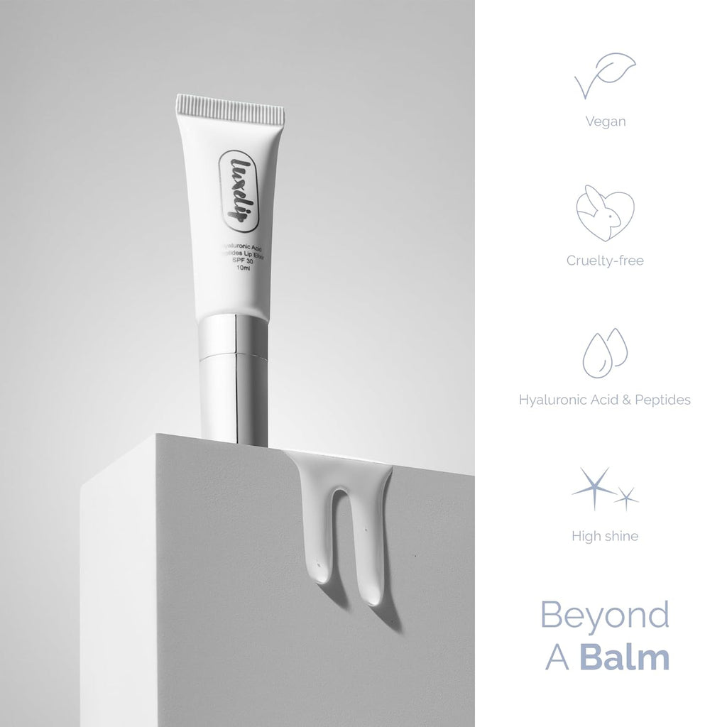 Tinted Lip Balm for Dry, Chapped Lips, Hydrating Vegan Lip Care with Sheer Color & Moisturizing Glow – Non-Sticky Nourishing Lip Treatment for Soft, Smooth Lips (Naturally Clear 10ml)