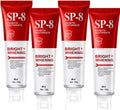 SP-8 Probiotics Whitening Toothpaste - Probiotics for Teeth Whitening and Gum Health - Enamel-Safe, Fluoride-Free, Double Mint Flavor,Fresh Breath-4pcs
