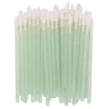 100pcs/Set Disposable Lip Brushes Make Up Brush Lipstick Lip Gloss Wands Applicator Tool Makeup Beauty Tool Kits Green