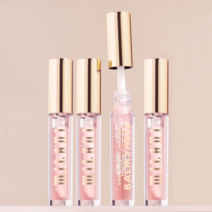 Milani Lip Balm, Keep It Full Maxxx Balmshell Lip Plumper with Jojoba Oil, Avocado Oil & Vitamin E for Hydrated, Full, Pillowy Lips (0.15 Fl. Oz.)
