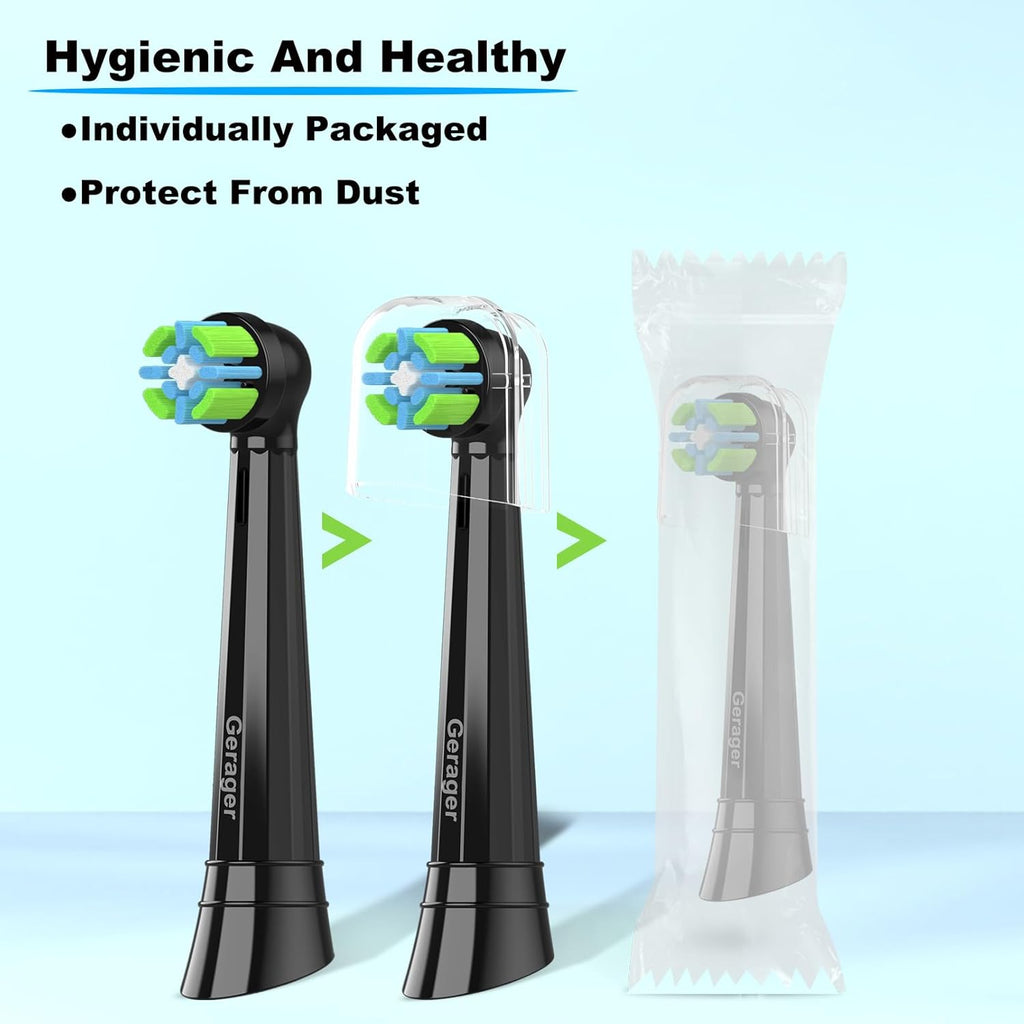 8 Pack Toothbrush Replacement Heads Compatible with Oral B iO, Toothbrush Heads Compatible with Oral B iO 3 4 5 6 7 8 9 10 Series Electric Toothbrushes, White