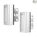 2Pack Home Security Door Reinforcement Lock Childproof, Door Locks for Kids Safety, Door Lock Latch Stopper for Front Door Inside Top of Door, Aluminum Construction Finish