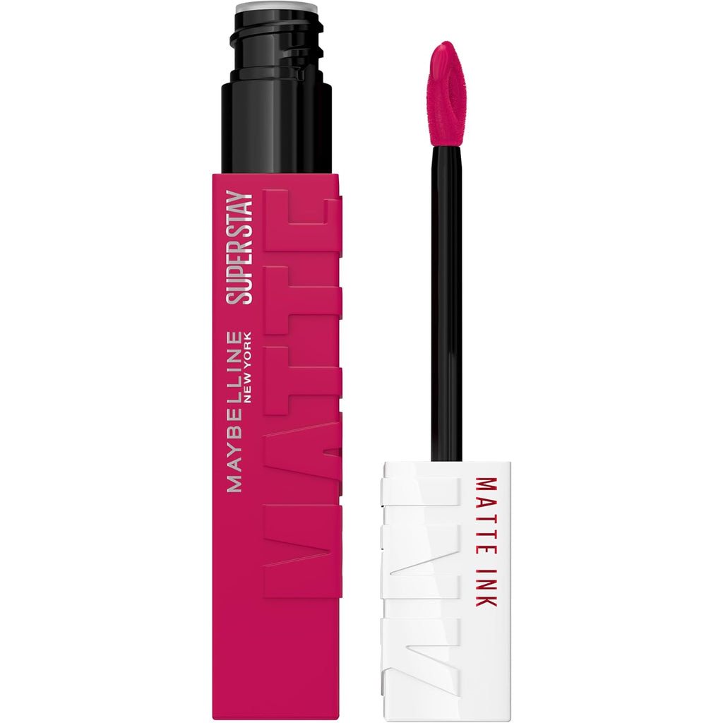 Maybelline Super Stay Matte Ink Liquid Lipstick Makeup, Long Lasting High Impact Color, Up to 16H Wear, Artist, Deep Pink, 1 Count, Packaging May Vary