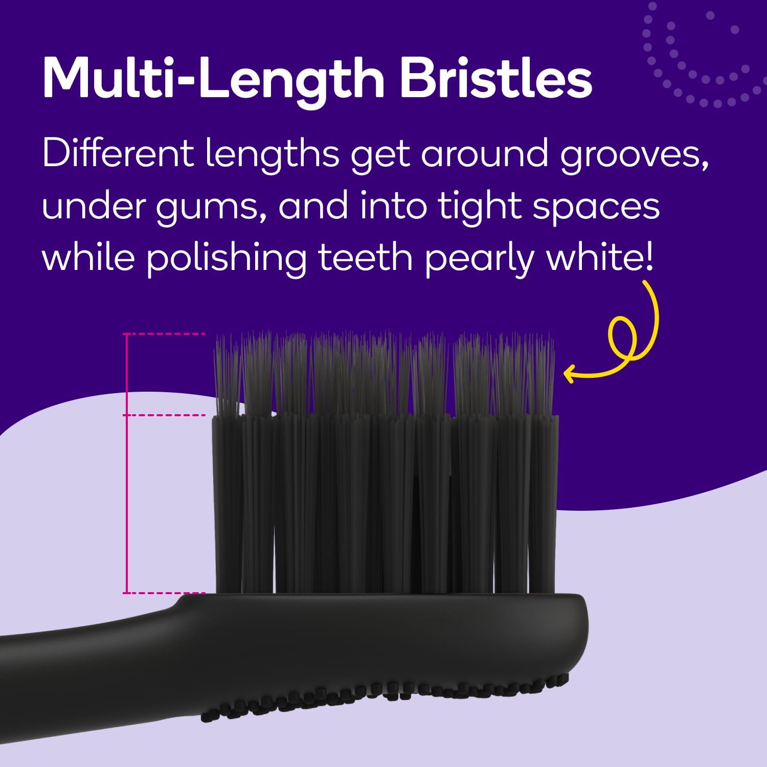 BURST Pro Sonic Electric Toothbrush Genuine Replacement Heads (Black/3 Pack) | Soft Bristles for Deep Clean, Stain & Plaque Removal