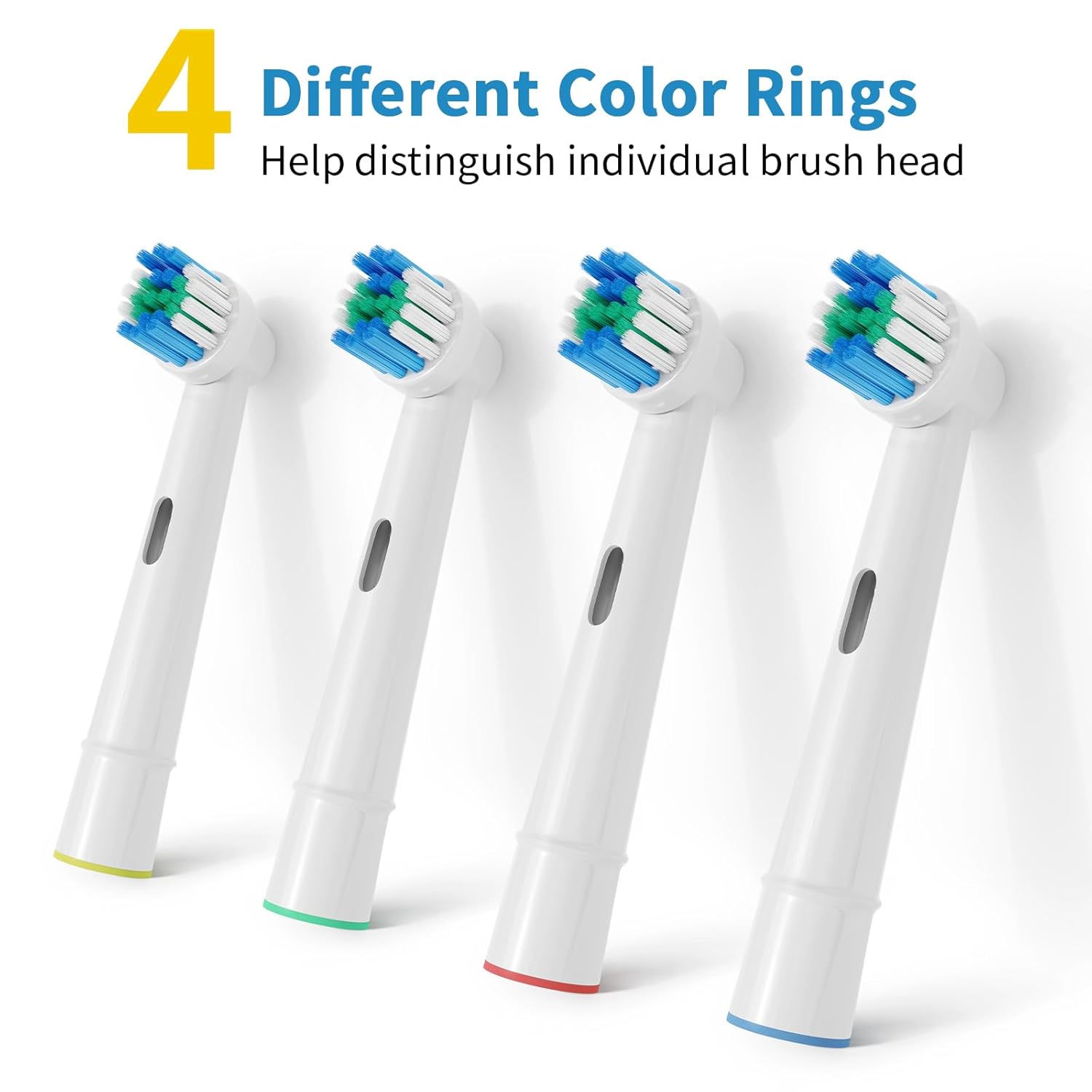 8 Pack Replacement Toothbrush Head Compatible with Oral B Toothbrush (Premium Packaging)