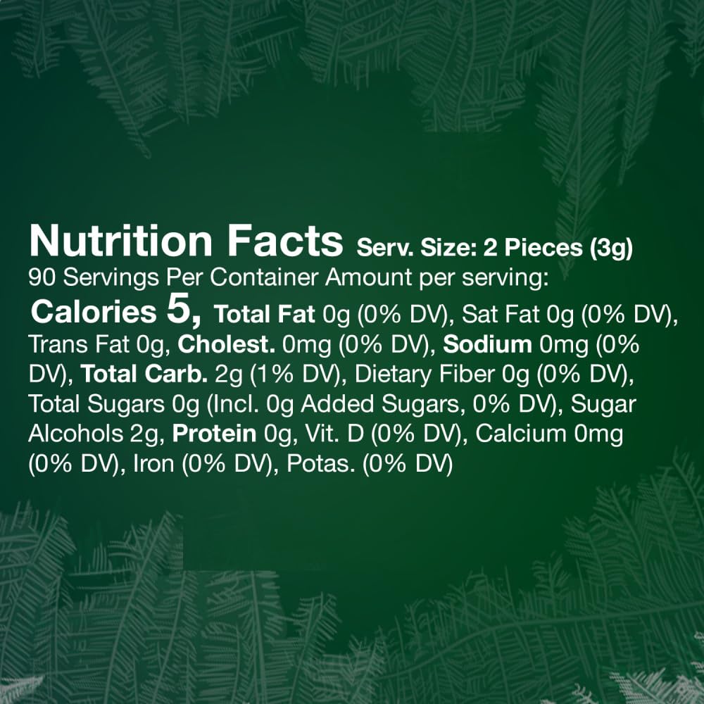 ECLIPSE Spearmint Chewing Gum Sugar Free, Mint Gum Bulk Pack, 8.8 Ounce (180 Piece Bag)