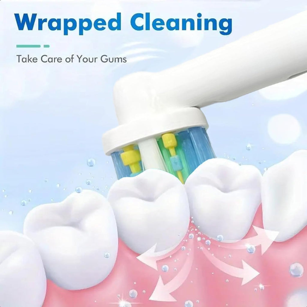 Replacement Heads Compatible with Oral B Braun,16-Pack Professional Electric Toothbrush Heads Brush Heads Compatible with Oral B, Replacement Heads Refill 7000/Pro 1000/9600/500/3000/8000