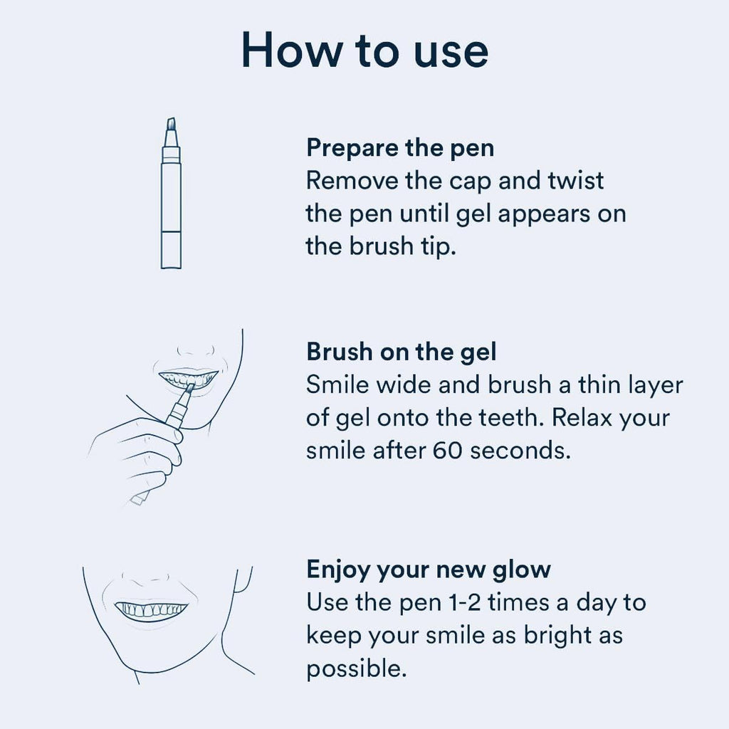 Auraglow Extra Strength Teeth Whitening Pen, 9% Hydrogen Peroxide, 40+ Whitening Treatments, Whitens Teeth Fast, No Sensitivity, 4mL