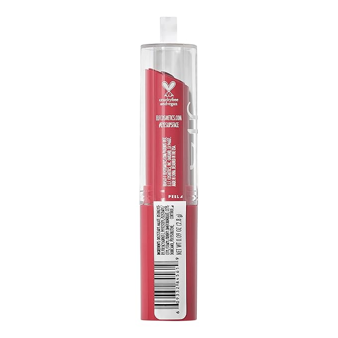 e.l.f. Hydrating Core Lip Shine, Lip Balm For A Sheer Tint Of Color & Soft Shine, Infused With Moisturizing Vitamin E, Vegan & Cruelty-Free, Lovely