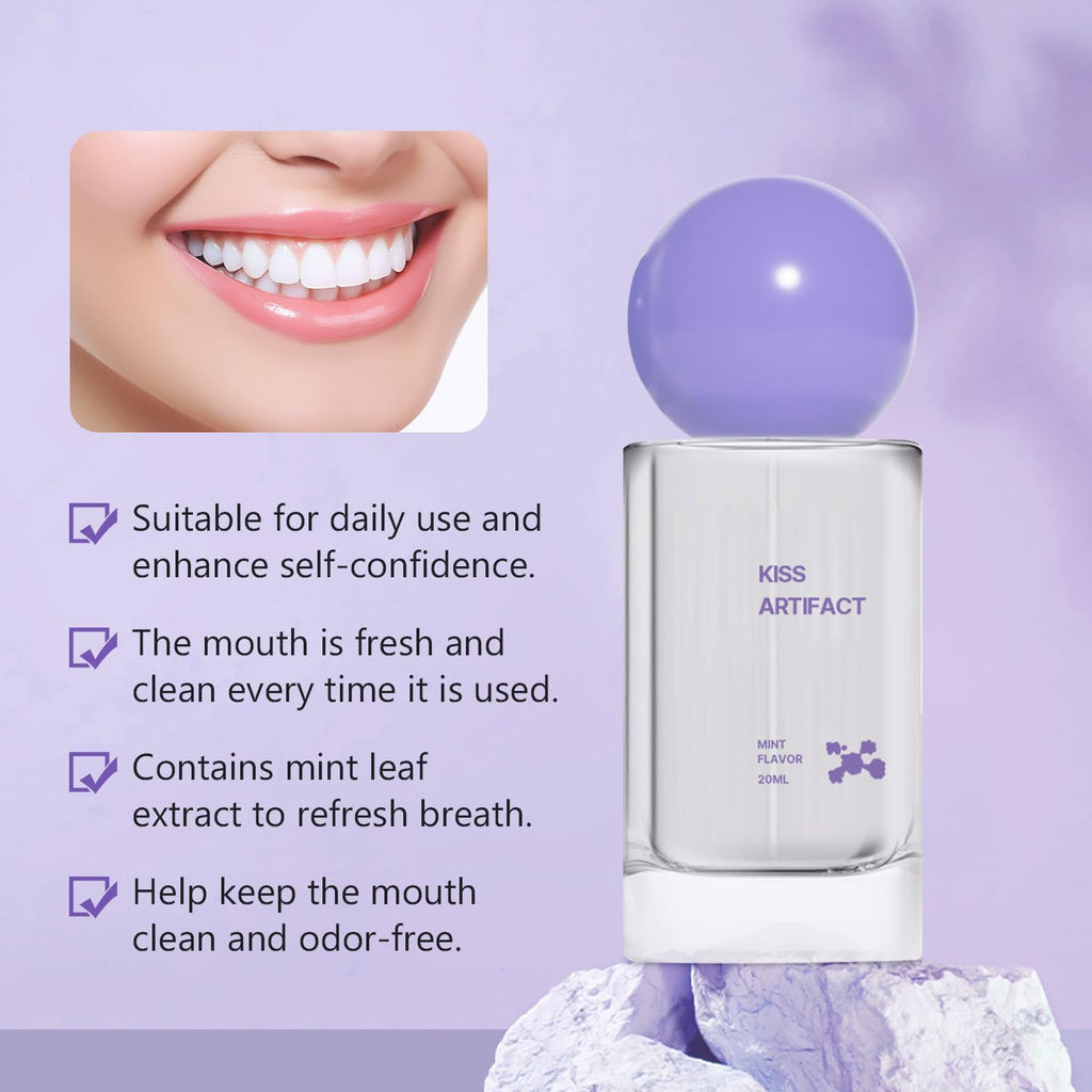 Probiotic Oral Spray for Long-Lasting Freshness, Alcohol-Free Oral Spray with Probiotics for Breath Care, Promotes Oral Health, Convenient Travel-Sized Breath Spray (20 ml / 0.68 oz)