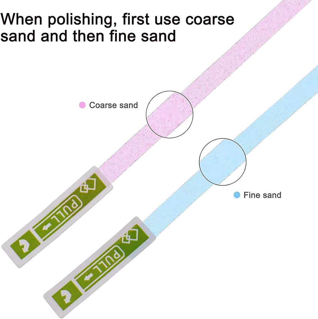 2Box Dental Polishing Strips, 4mm Tooth Interdental Resin Surface Sanding, Teeth Whitening Oral Care, Dental File for Teeth, Dentist Tools