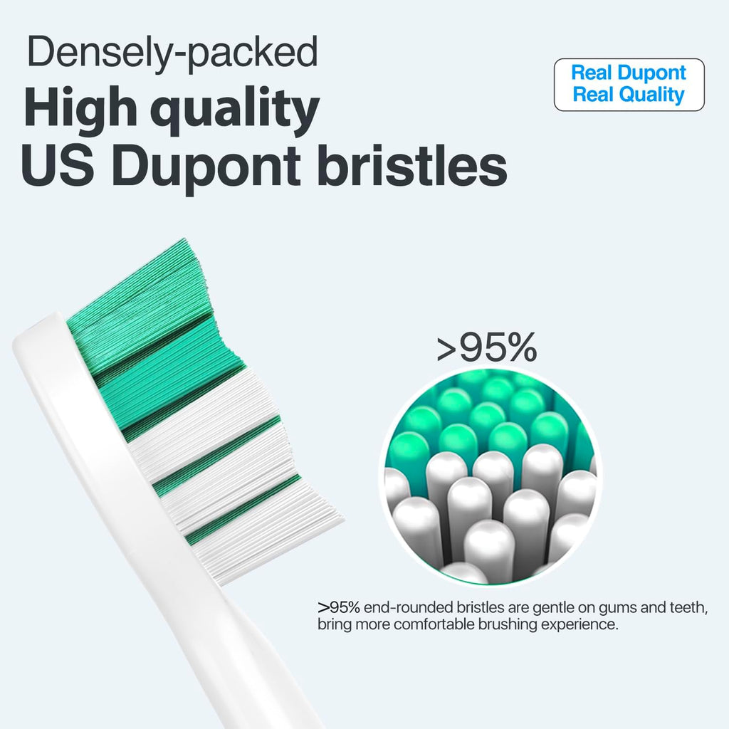 Replacement Toothbrush Heads for Philips Sonicare Replacement Heads, Electric Replacement Brush Head Compatible with Phillips Sonicare Electric Toothbrush, for Philips Sonic Care Brush,8 Pcs