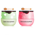 2 Pcs Apple Lime & Watermelon Lip Balm, Honey Strawberry Lip Mask Overnight, Moisturizing Lip Sleeping Mask, Hydrate Repair Prevent Dry Cracked Lip Exfoliator (Apple Lime+Watermelon)