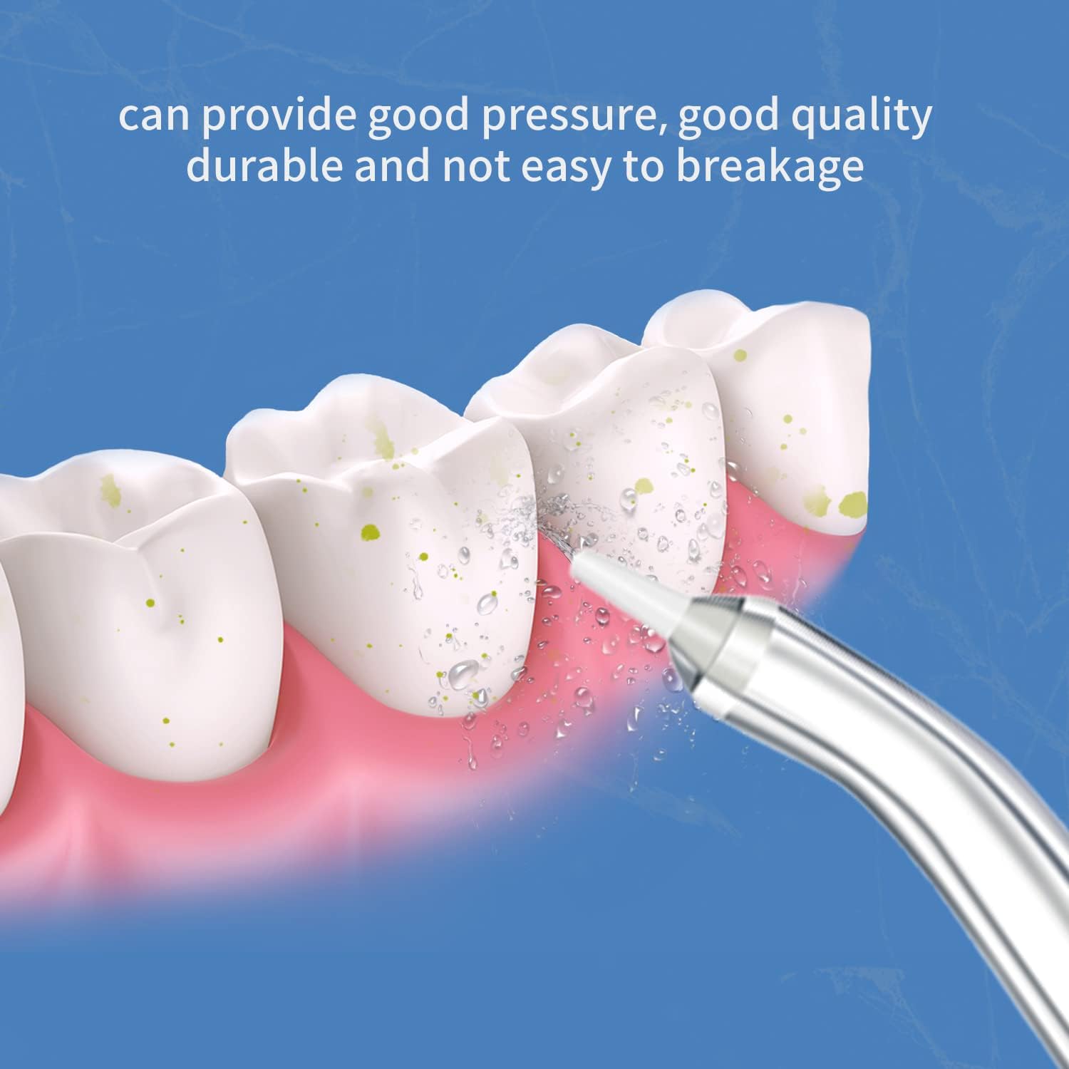 Replacement Tips for Waterpik Water Flosser,Replacement Classic Jet Tips Compatible Brush Heads for Waterpik (AquaFlosser 6 Tips)