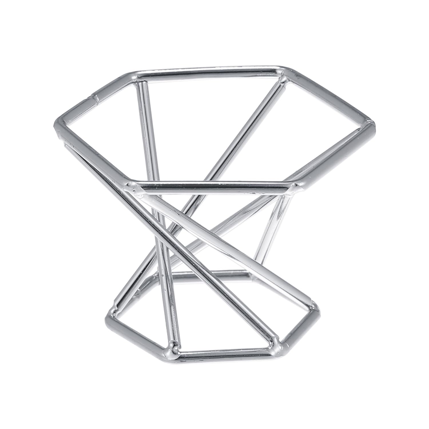 VOCOSTE Makeup Sponge Holder, Beauty Sponge Dry Stand, Beauty Sponge Holder, Makeup Beauty Egg Drying Stand for Vanity, Silver Tone