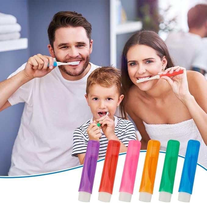 Travel Toothbrush 6PCS Travel Toothbrush Set Mini Toothbrushes Portable Travels Size Toothbrushes Folding Traveling Tooth Brush with Case Individually Wrapped Small Tooth Brush for Home Camping Hiking