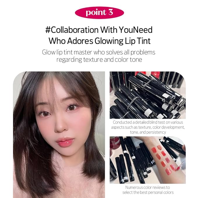 ETUDE Over Glowy Lip Stain Tint #1 Scented Rose