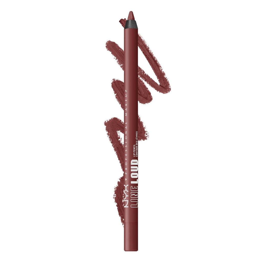 NYX PROFESSIONAL MAKEUP Line Loud Lip Liner, Longwear and Pigmented Lip Pencil with Jojoba Oil & Vitamin E - Sassy