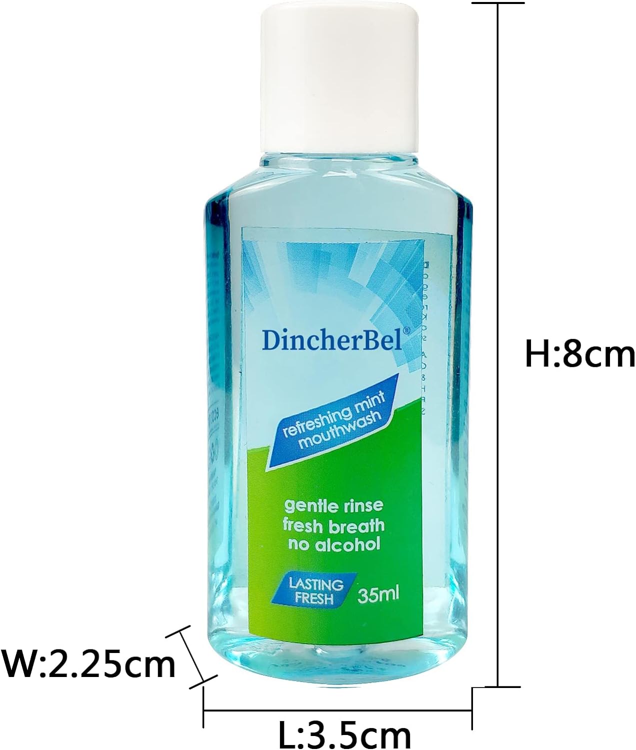 Mouthwash Travel Size, Portable Original Mint Mini Mouthwash Bulk, 35ml/1.2oz (288Pack, Mint)