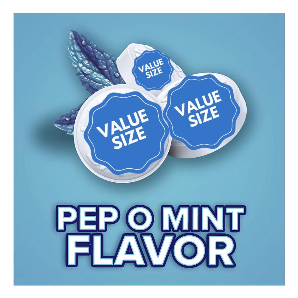 LifeSave Pep O Mint Breath Individually Wrapped Mints, 3.5 lbs Bag w/A Storage Bag