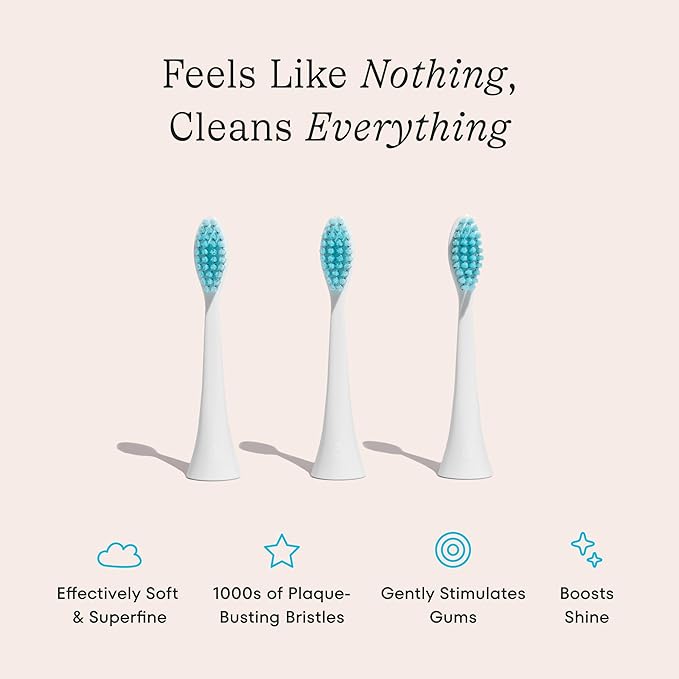 Cocolab Electric Brush Refills, Ultra-Sensitive & Soft, 3-Pack Replacement for Sonicare, Experience Superior Clean, Electric Toothbrush Brush Heads