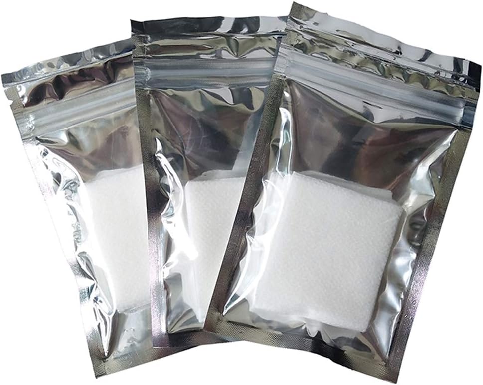 120Pcs Baby Teeth Soft Gauze Finger Clean Oral Hygiene Tongue Milk Stain Cleaning for 0-2 Years Old