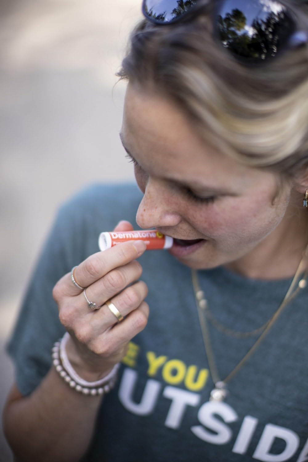 Dermatone Pomegranate Lip Balm Stocking Stuffer | Moisturizing | Aloe and Vitamin E | Soothe & Replenish Dry & Chapped Lips | SPF 30 | 3-pack (Pomegranate, 0.15oz sticks)