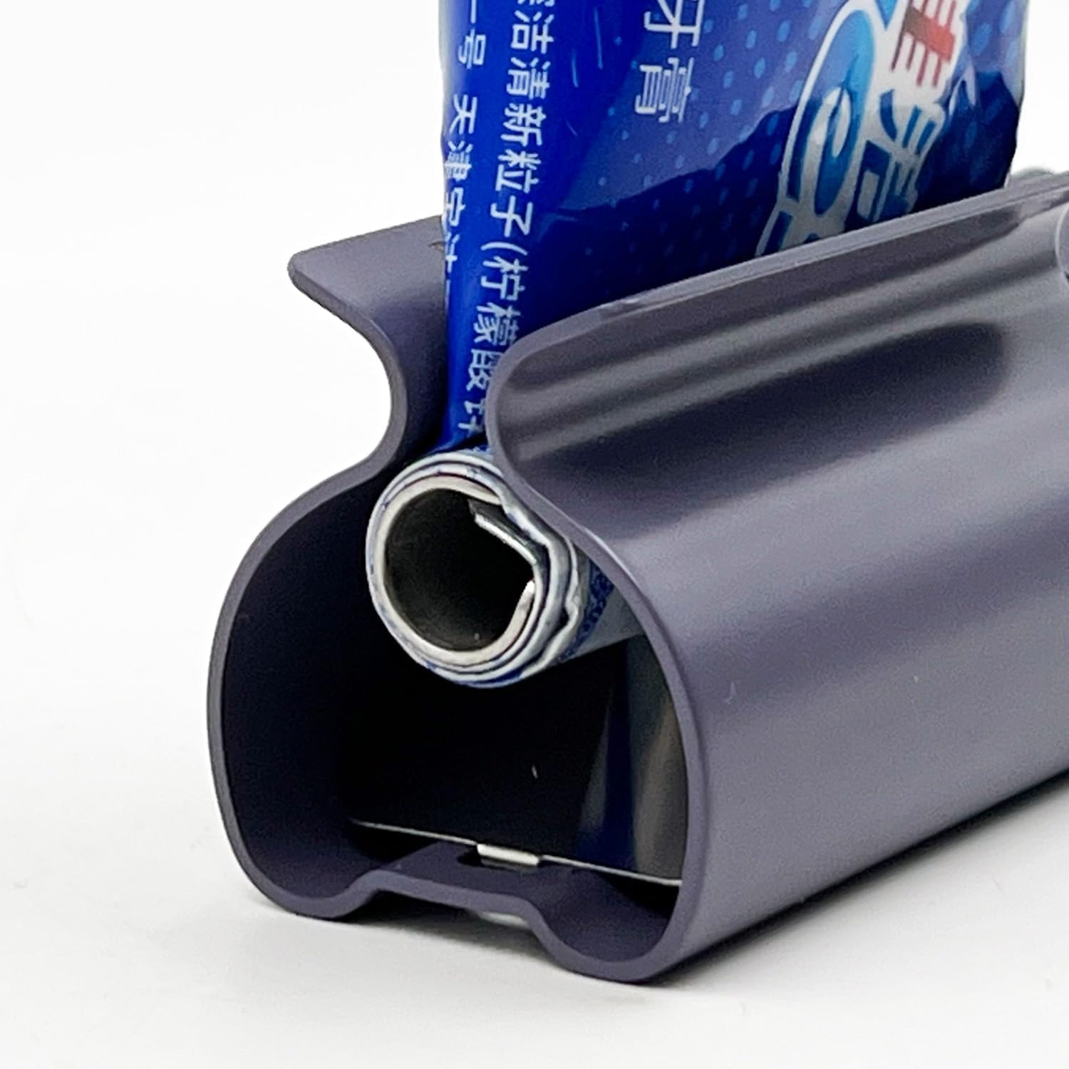 Toothpaste Squeezer - Metal Tube Squeezer Stainless Steel Tube Wringer UDQYQ Toothpaste seat Holder Stand (Gray)