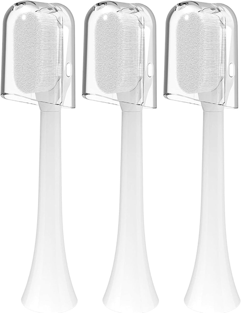 Replacement Toothbrush Heads Compatible with Philips Sonicare Click-On Handles | Ultra-Soft 80μm Bristles for Sensitive Gums, Receding Gums and Delicate Teeth (White, Click-On Handles)