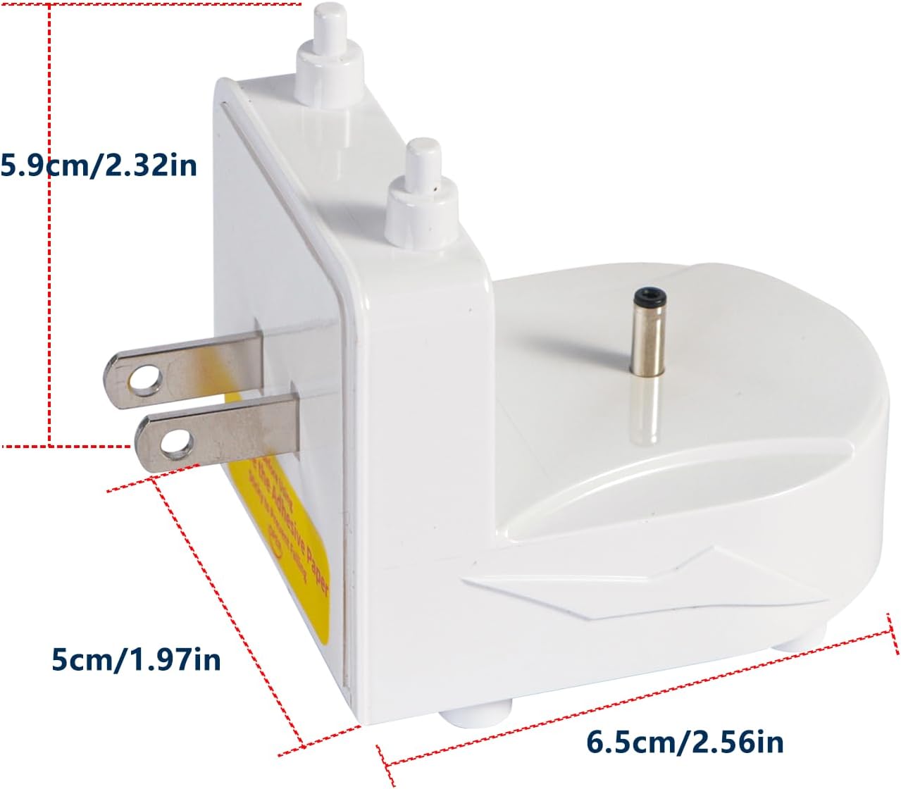 Wall Charger for 7AM2M AM105/AM110 /Fairywill/Bitvae/Dnsly/Vekkia/Gloridea/Sboly/Electric Toothbrush, (Not for 7AM2M AM100 AM101 AM103) (White)