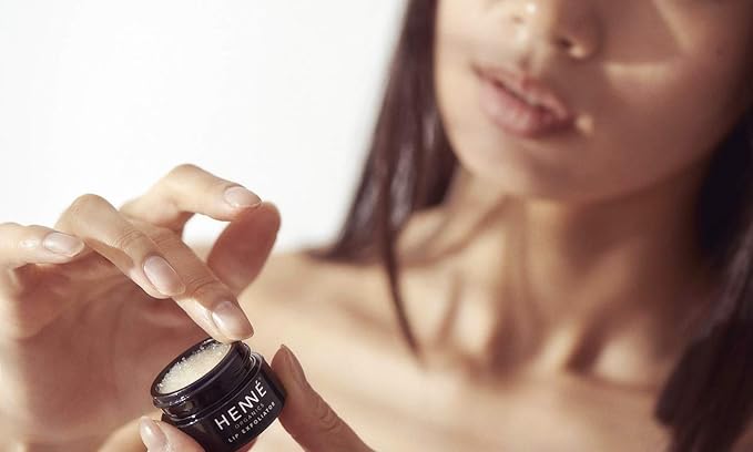 Henné Organics Lip Exfoliator - Natural and Organic Sugar Scrub - Lavender Mint