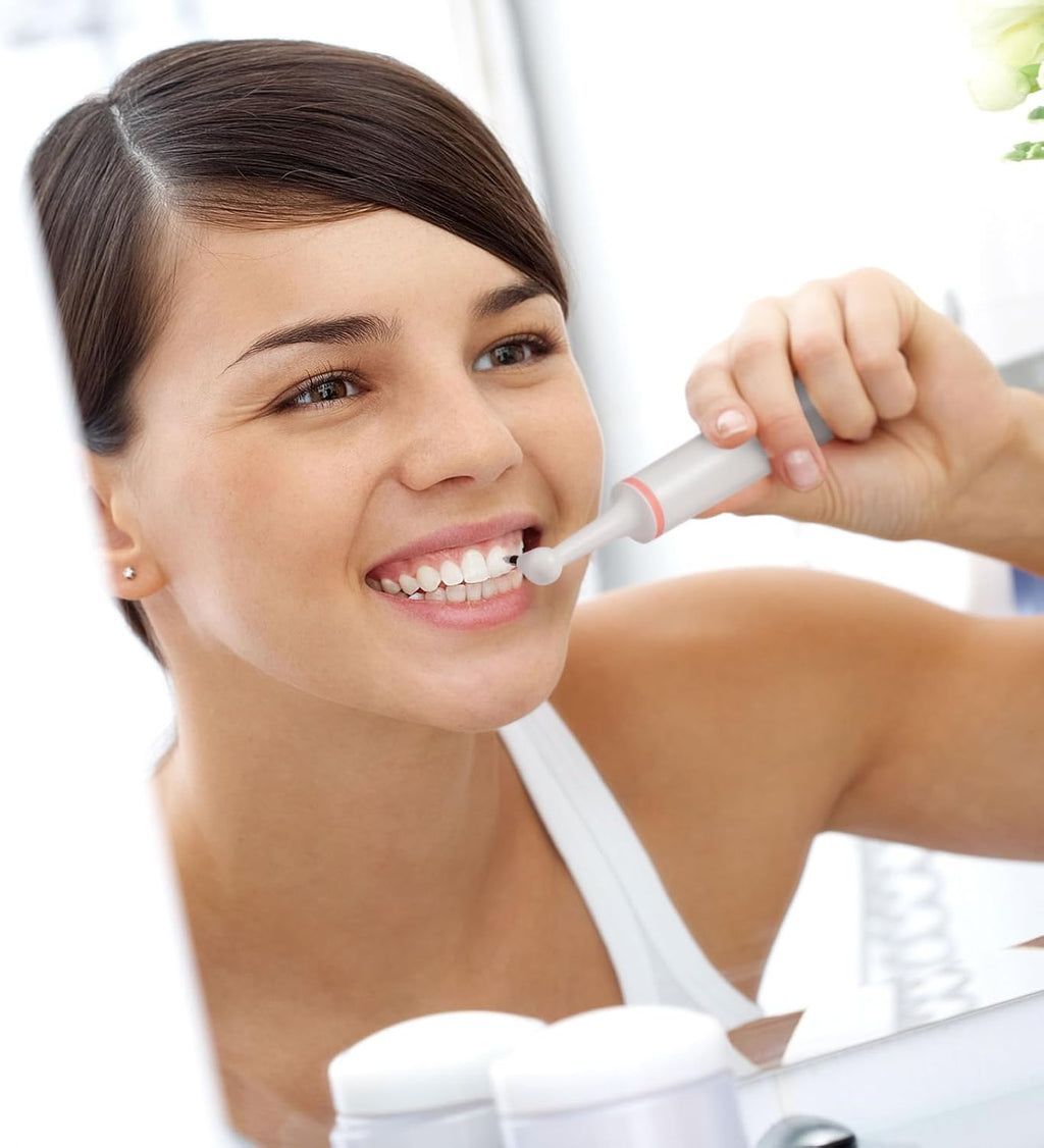 Water flosser Cordless for Teeth, 4 Modes Dental Oral Irrigator, 100ML Portable IPX7 Waterproof Water Teeth Cleaner, 8 Jet Tips for Home&Travel