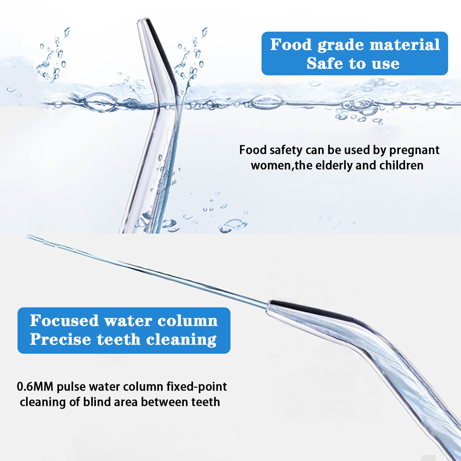 3 Pcs Replacement Heads for Waterpik Water Flossers Other Brand Oral Irrigators,Replacement Tips for Waterpik Water Flosser(Blue Purple Green)