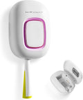 Toothbrush Sanitizeri Case with U V-C Lights, Dryer Heating, Fan Drying - Rechargeable Portable Toothbrush Cover, Magnetic Wall Mount Sterilizeri Box for Home, Travel & Fits All Toothbrushes