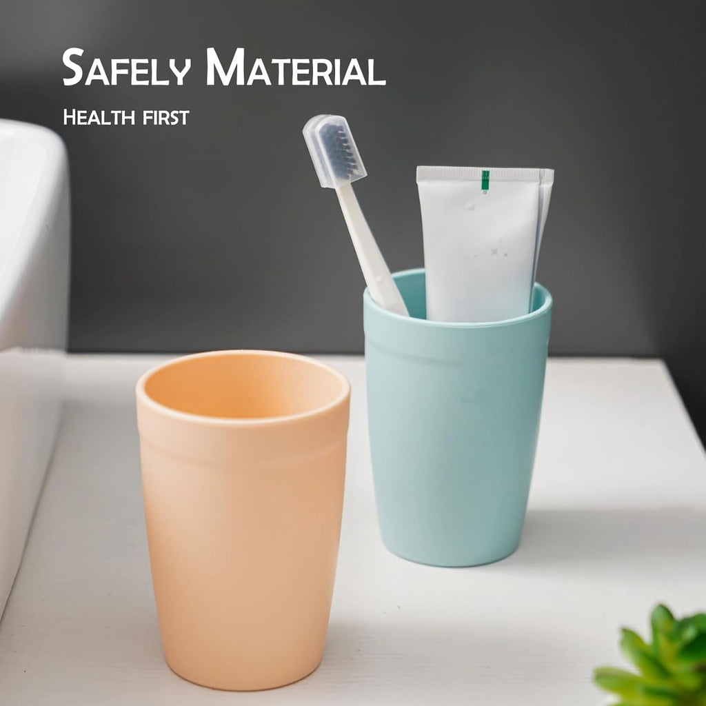 Magnetic Cup Toothbrush Holder for Bathroom,Wall Mounted Drill-Free Electric Toothbrushes Storage Organizer Space Saving, for Waterpik Oral-B, Family Father Mother and Son/Daughter (Rosepink)