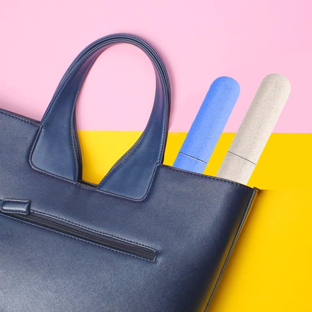 Toothbrush Case, 2 Pcs Travel Toothbrush Holder, Portable Toothbrush Protective Cover, Colorful Toothbrush Cases for Family Travel Camping