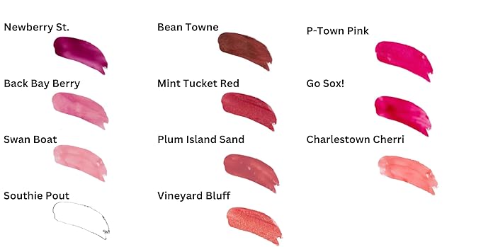 Vineyard Bluff Lip Gloss (.25oz) -Vegan, gluten-free, cruelty-free formula with Aloe, Vitamins C & E, and a refreshing hint of spearmint extract for soft and hydrated lips.