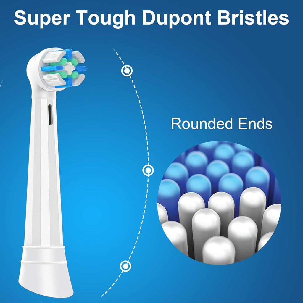 iO Replacement Heads Compatible with Oral B iO, for Oral B iO 2/3/4/5/6/7/8/9/10 Series Electric Toothbrushes, Medium Softness for Protect Teeth and Gums, 10 White