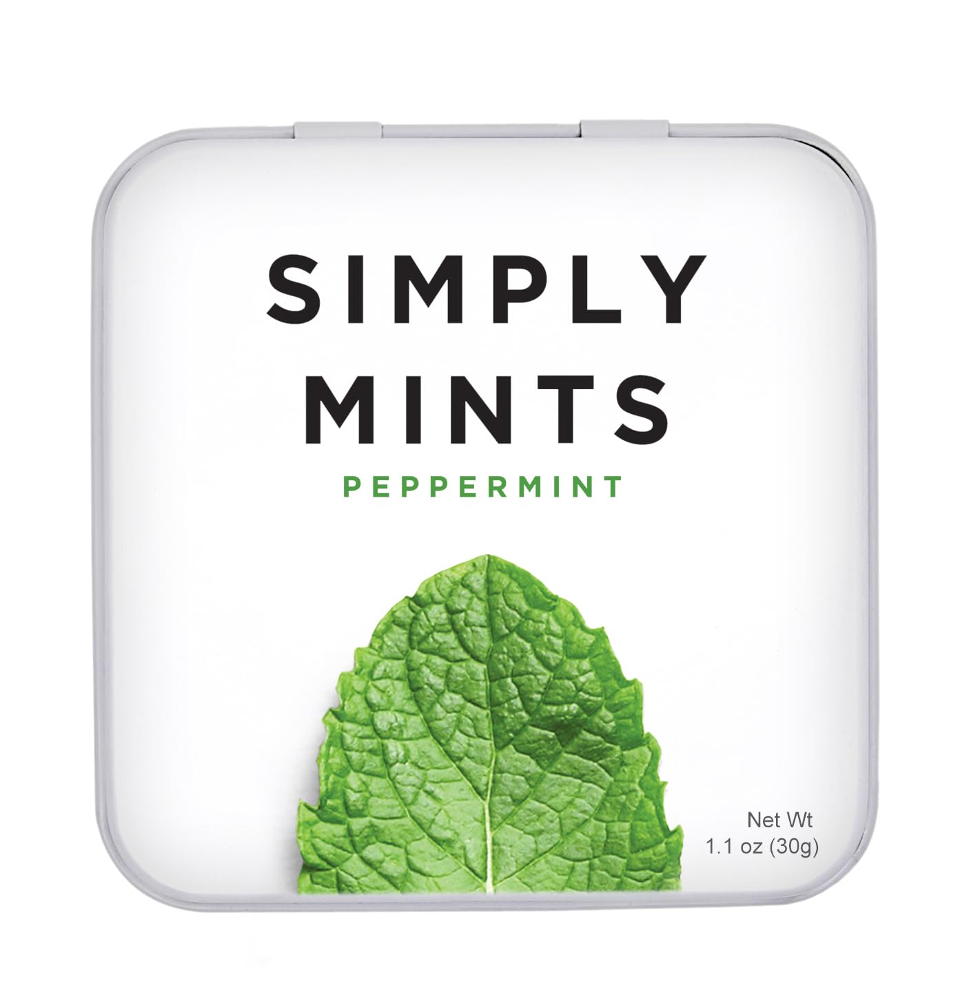 Simply Mints (Peppermint, 45 Count (1 Tin)) (Pack of 2)