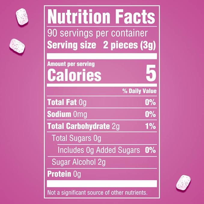 ORBIT Bubblemint Sugar-Free Chewing Gum Bulk Pack, 2 Bags - 180 Pieces & 2 Bottles - 55 Pieces Bubble Gum