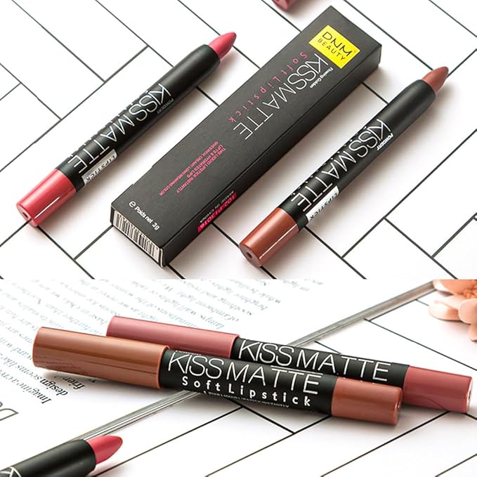 BINGBRUSH Smooth Longwear Lipstick Pack Set, Matte Color Stick Ultimate Lip Crayon for Makeup Collection - Waterproof Velvet Lipgloss Lip Stain (01#)