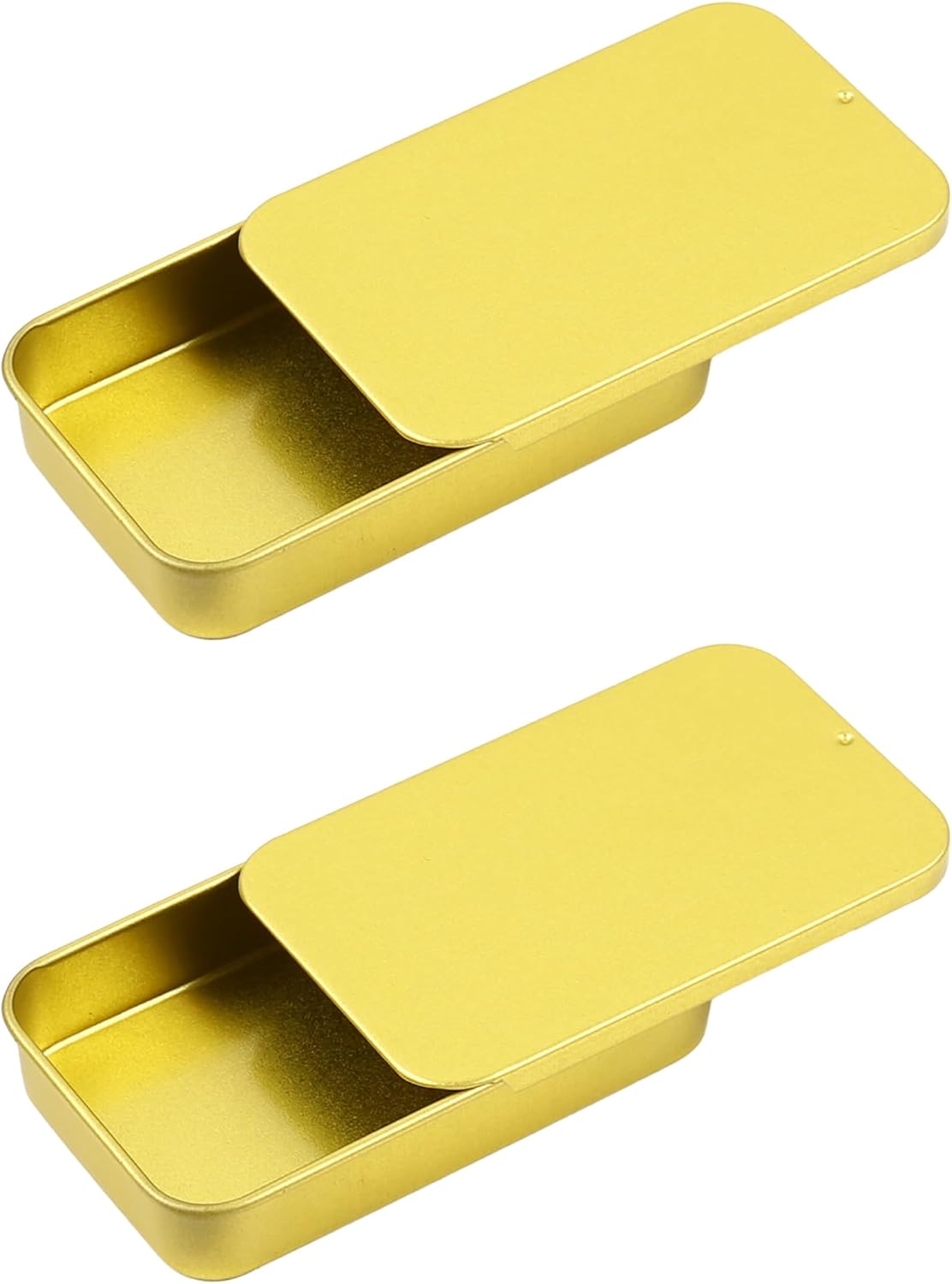 2Pack Dental Floss Portable Case,Dental Floss Dispenser,Convenient Refillable Glide Travel Adult Floss Box for Travel, Dates,Dinners and Hotels(Golden)