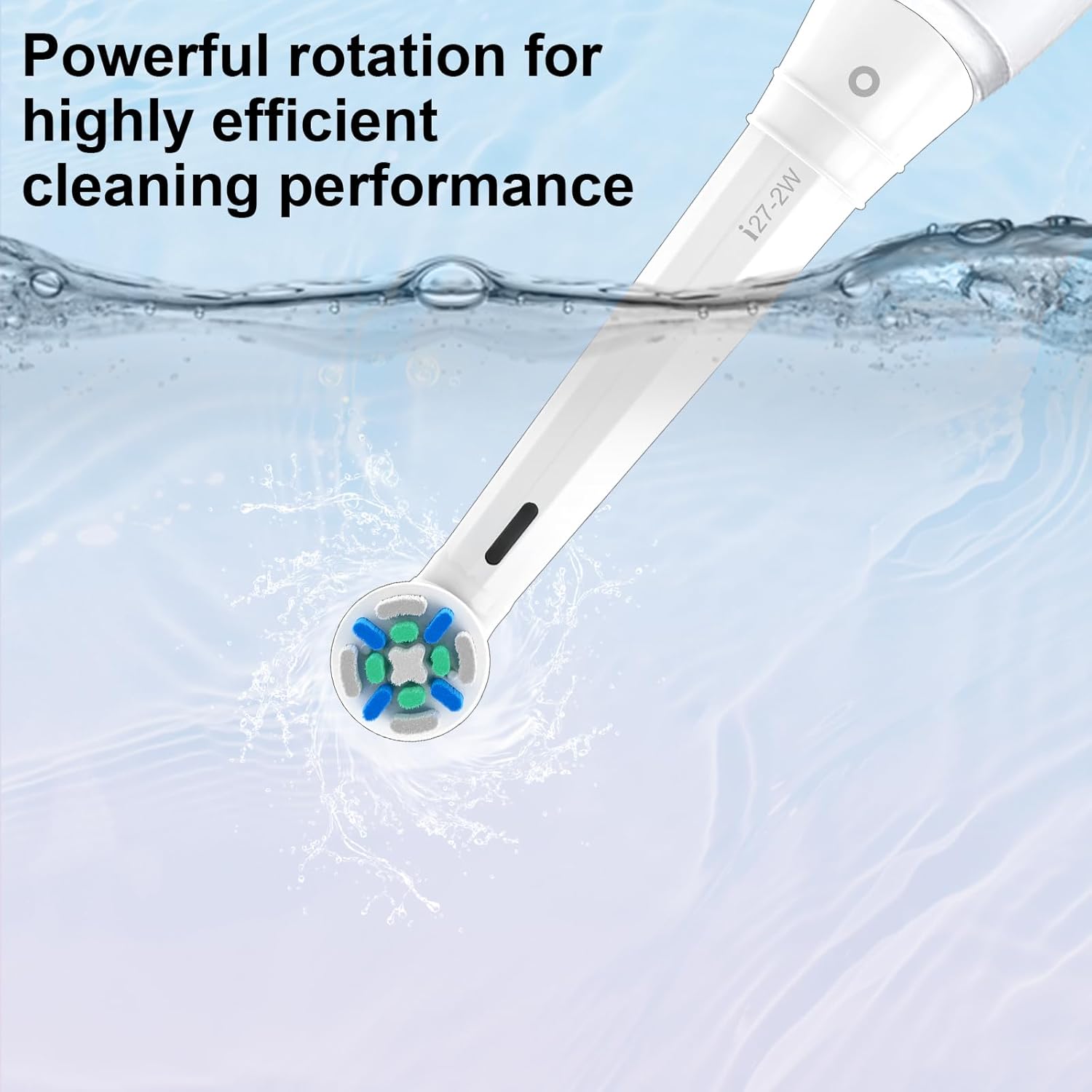 8PCS iO Replacement Heads Compatible with Oral B IO 2/3/4/5/6/7/8/9/10 Series Electric Toothbrush,Compatible with Oral B io Series Toothbrush Heads with Medium Bristles