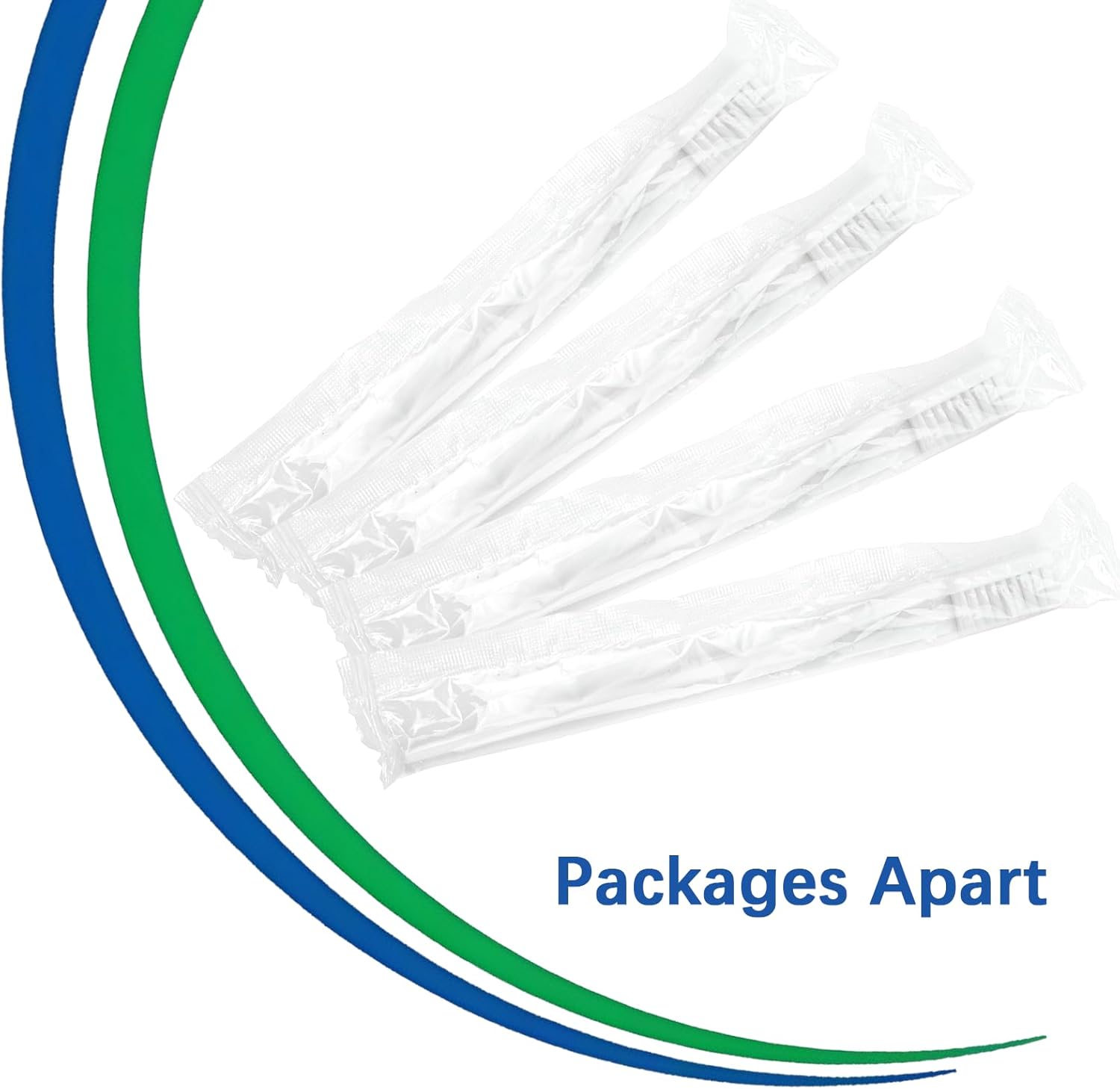 100 pcs Bulk Toothbrushes Individually Wrapped, White Manual Disposable Travel Toothbrush for Adult, Soft Bristles for Homeless,Travel, Hotels