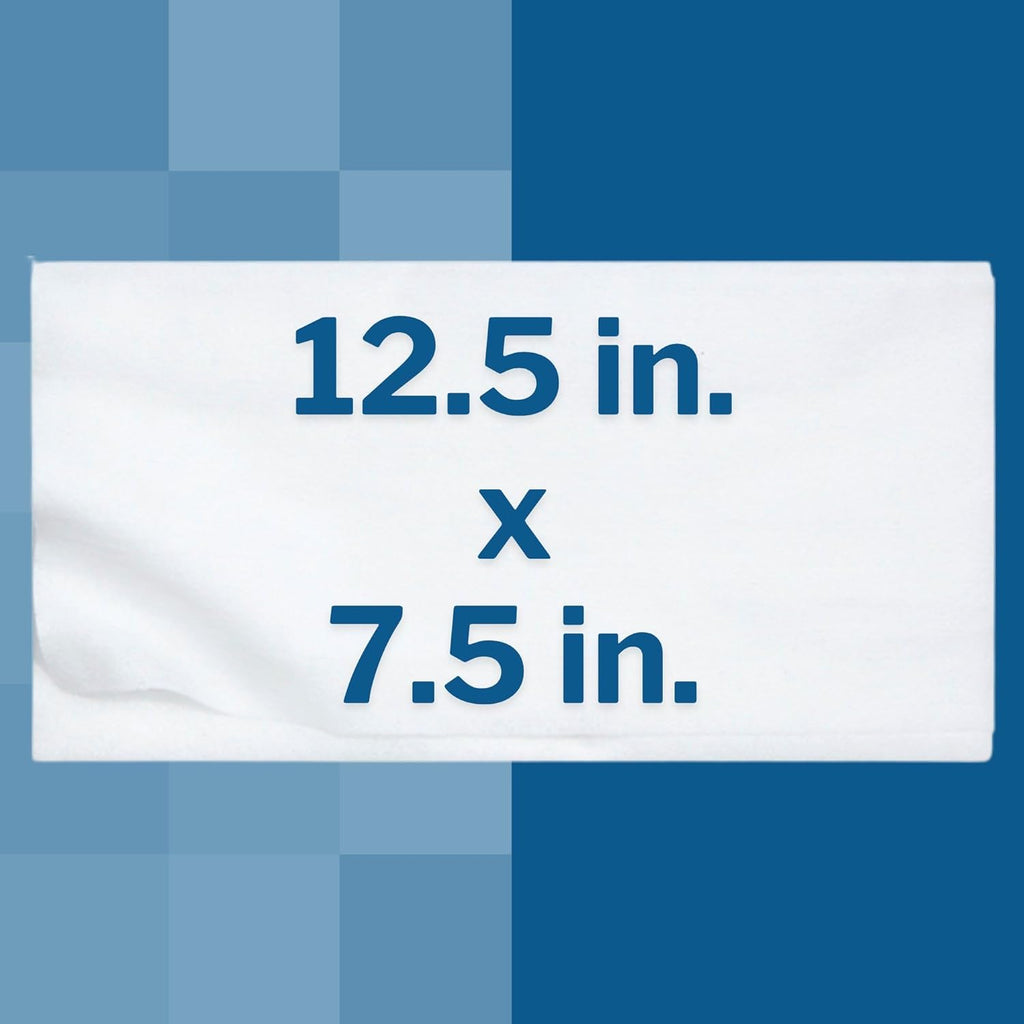 McKesson Washcloth Wipes for Adults, Unscented (6 Pack, 576 Washcloths) Disposable Wash Cloths for Body - Fragrance-Free No-Rinse Formula - Good for Incontinence and Elderly - 96 Wipes Per Pack