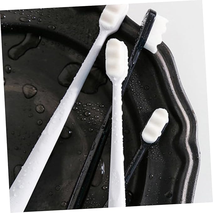 Yardwe 6pcs Portable Micro Nano Toothbrush with Ultra Soft Bristles for Pregnant Women Postpartum Use Head Wear-Resistant Lightweight Travel Oral Care