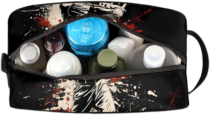 Baseball Player Boys Travel Toiletry Bag Waterproof Wash Bag Shower Shaving Bag Cosmetic Organizer Makeup Bag Portable Toiletries Accessories for Women Men Ball Theme