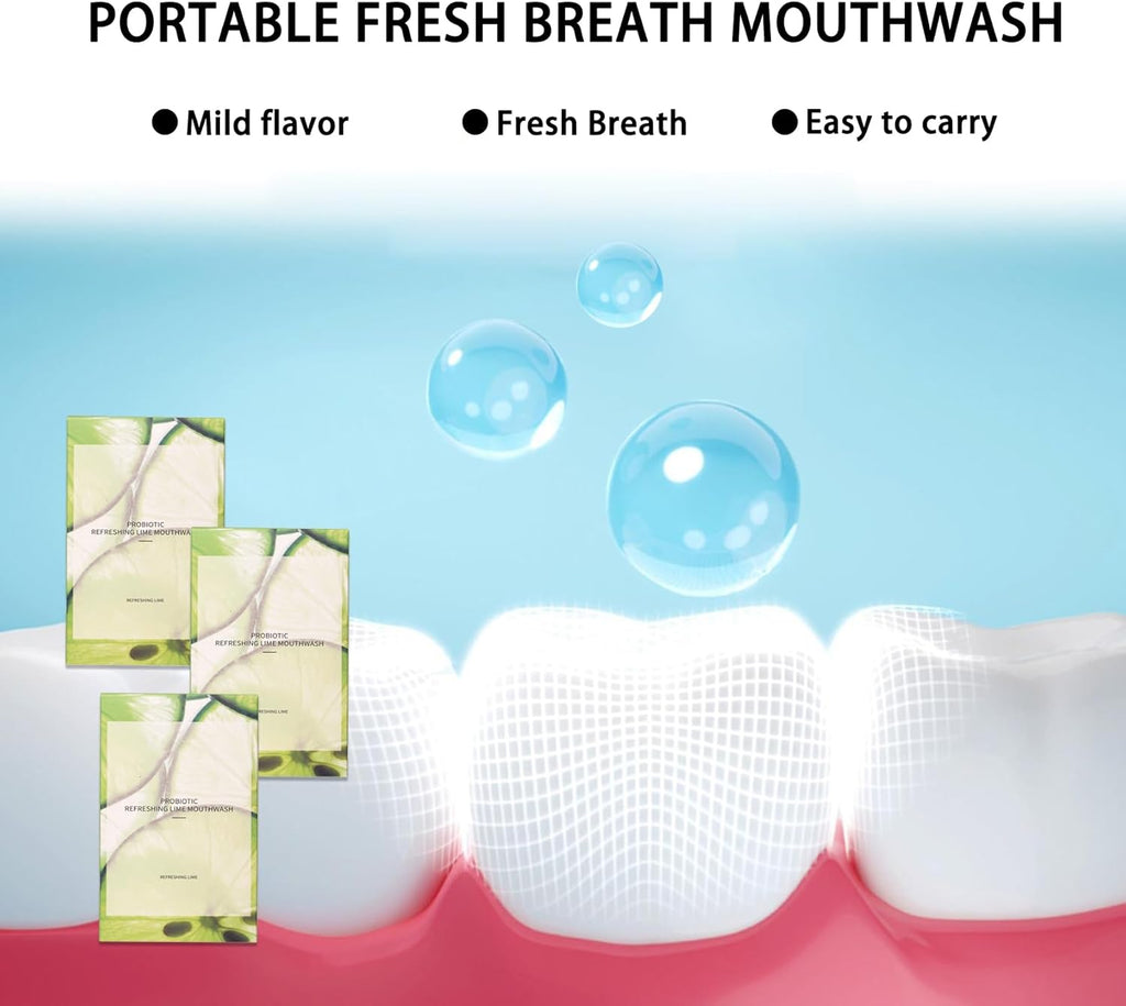 60PCS Travel Size Mouthwash,Portable Mini Mouthwash,Long-Lasting Freshness Travel Mouth Wash for Oral Care A37