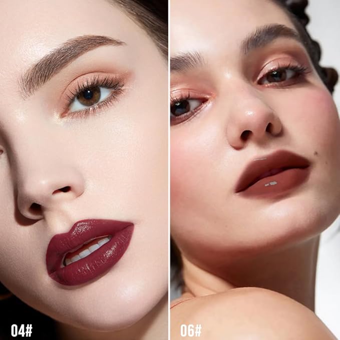 Nourishing High-Shine Lip Gloss Set,Hydrating & Moisturizing Lip Tint, Non-Sticky, Long-Lasting Glossy Lip Stain,Softens & Plumps Lips for Smooth,Gentle Formula for Dry Lips,04+06