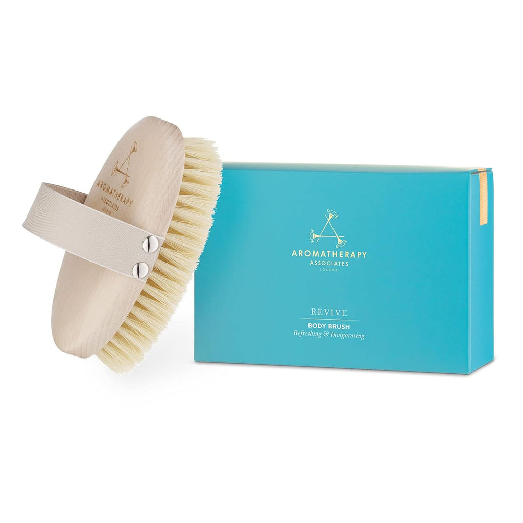 Aromatherapy Associates Revive Body Brush, Natural Dry Brush to Exfoliate Skin and Boost Circulation, Cellulite Brush Made of Natural and Sustainable Materials (1 Count)